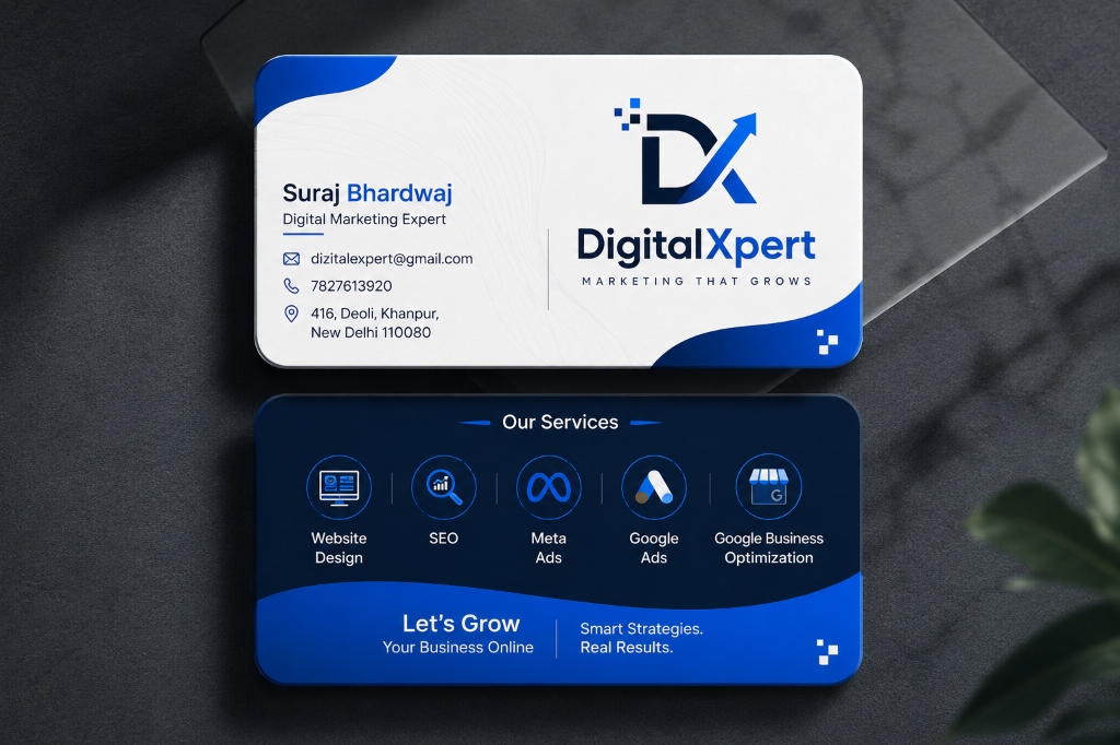 Suraj Bhardwaj Visiting Card